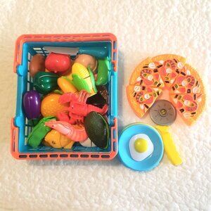 Cutting Pretend Play Food Toys plastic
